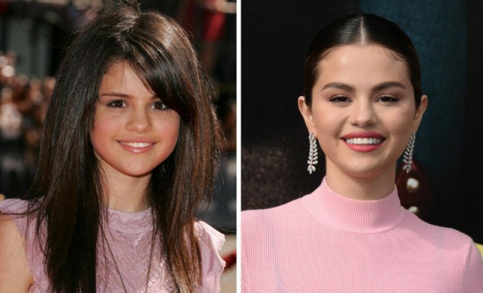 Selena Gomez 2007 vs i dag. Selena Gomez 2007 vs i dag.
