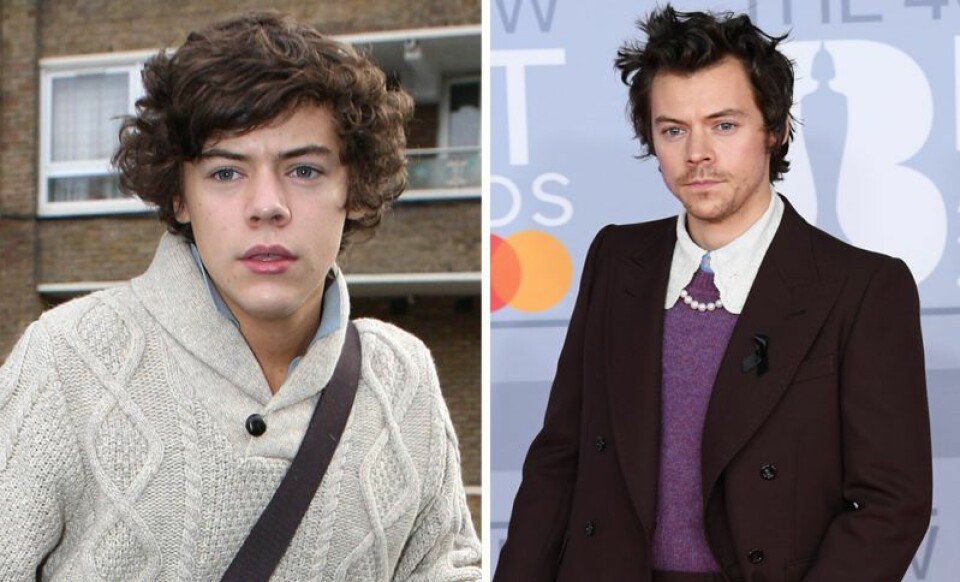 Harry Styles 2010 vs i dag. Harry Styles 2010 vs i dag.