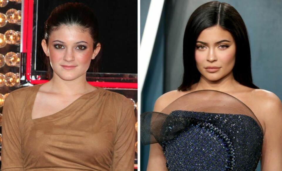 Kylie Jenner 2010 vs i dag. Kylie Jenner 2010 vs i dag.