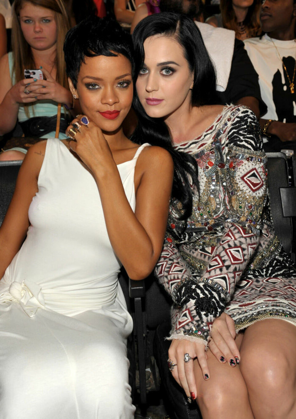 Katy Perry och Rihanna på VMA-galan 2012. Katy Perry och Rihanna på VMA-galan 2012.