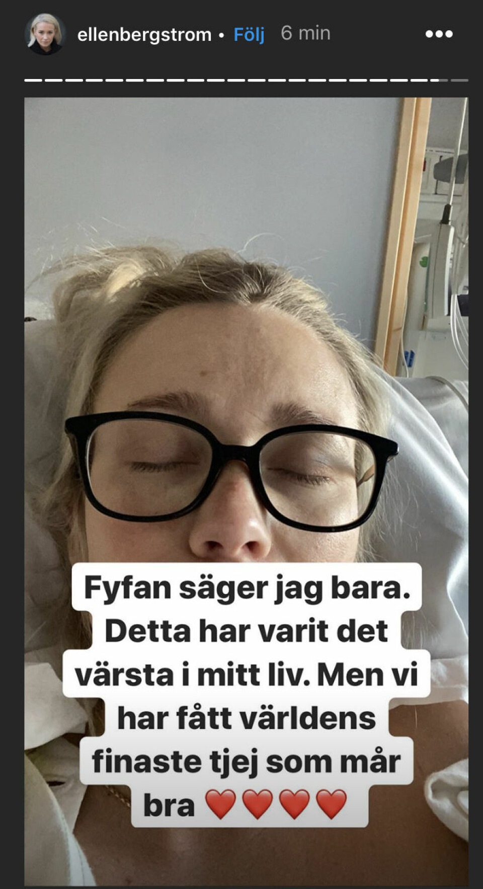 Ellen Bergström har blivit mamma – delar lyckan på Instagram
