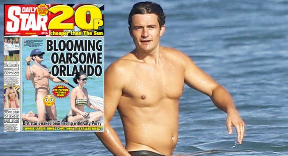 Orlando Bloom paddlar HELT naken tillsammans med Katy Perry. Orlando Bloom paddlar HELT naken tillsammans med Katy Perry.