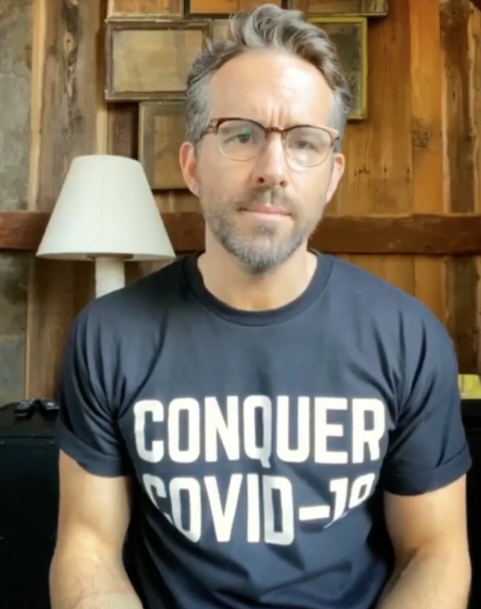 Ryan Reynolds under karantän. Ryan Reynolds under karantän.