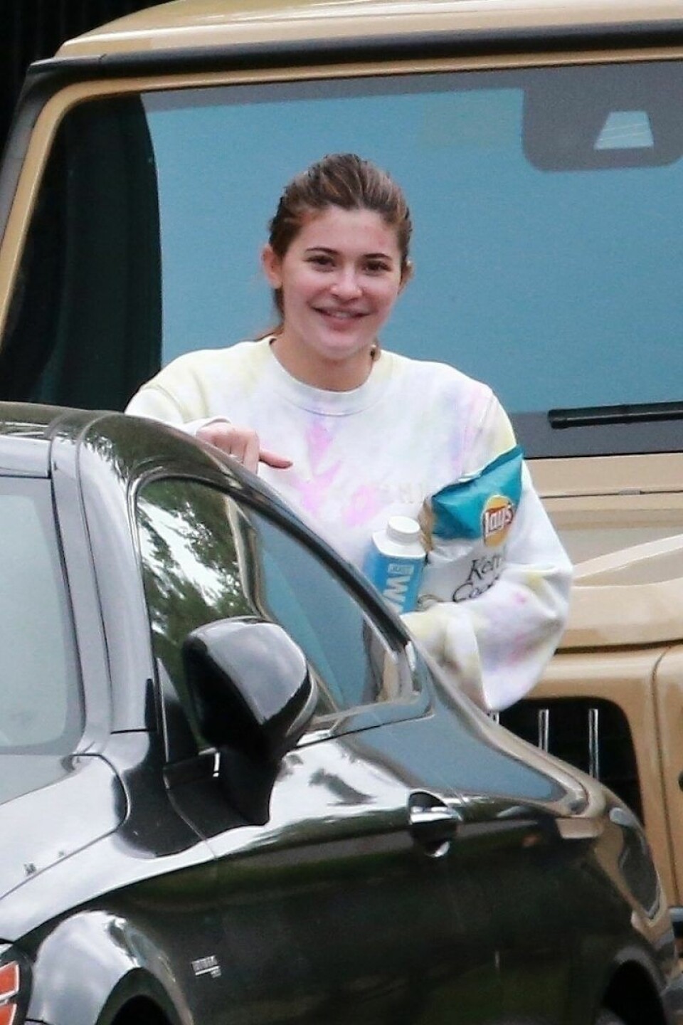 Kylie Jenner under karantän. Kylie Jenner under karantän.