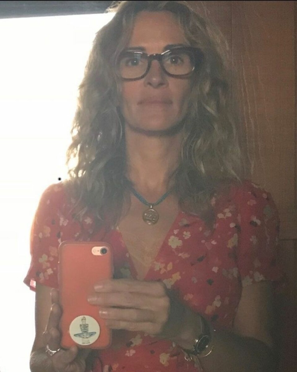 Julia Roberts under karantän. Julia Roberts under karantän.