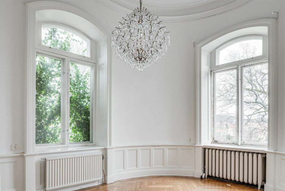 Ett av de 22 rummen i huset. Ett av de 22 rummen i huset.