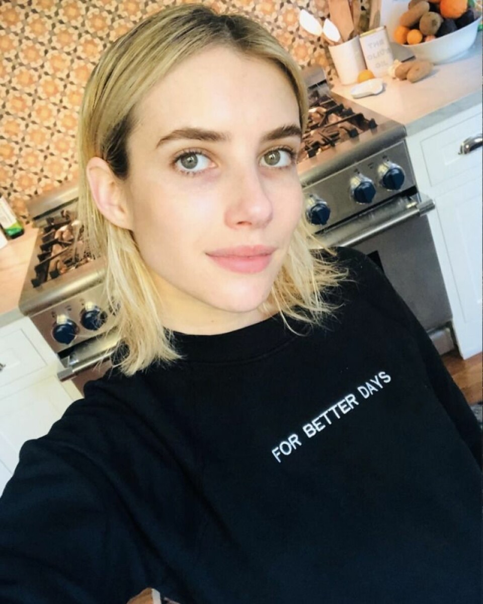 Emma Roberts under karantän. Emma Roberts under karantän.
