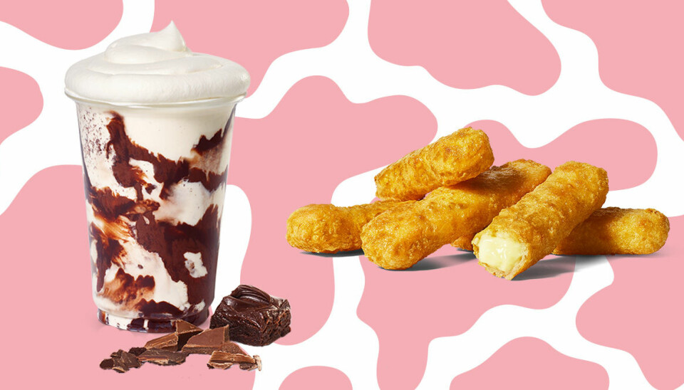 Nytt på Max: Västerbottensost Sticks och Triple Chocolate Brownie-shake