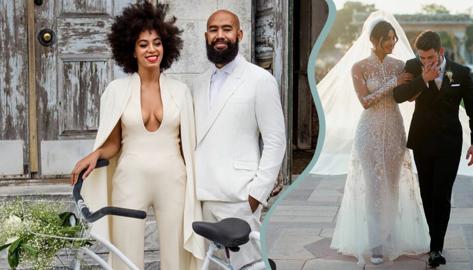 16 kändisar i sina fantastiska brudklänningar