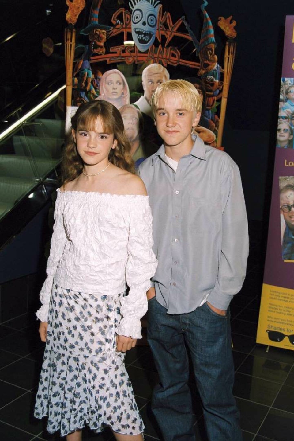 Emma Watson och Tom Felton. Emma Watson och Tom Felton.
