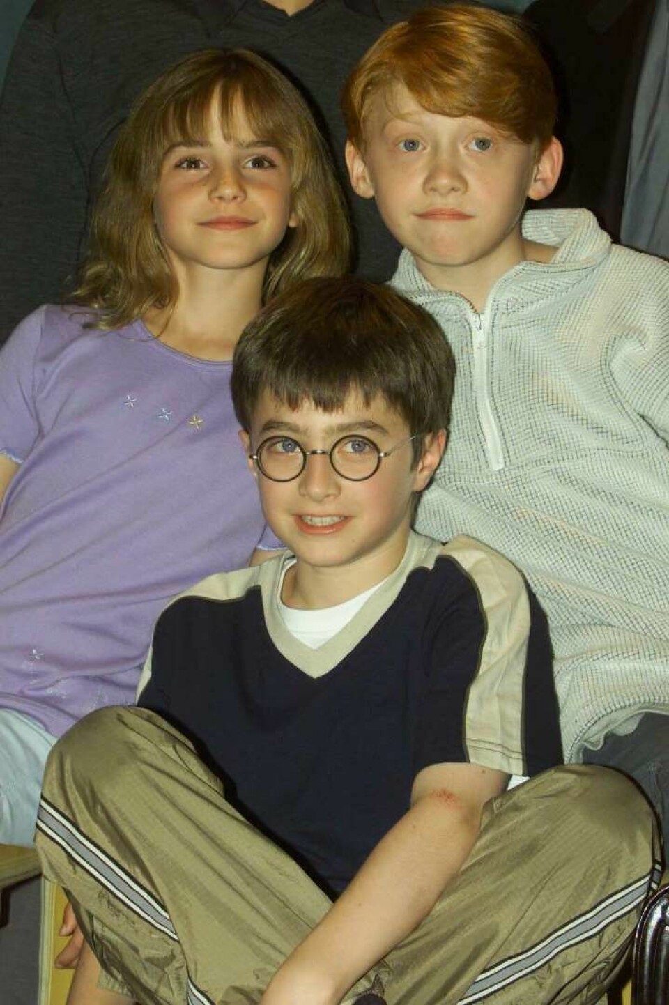 Daniel Radcliffe, Rupert Grint och Emma Watson. Daniel Radcliffe, Rupert Grint och Emma Watson.