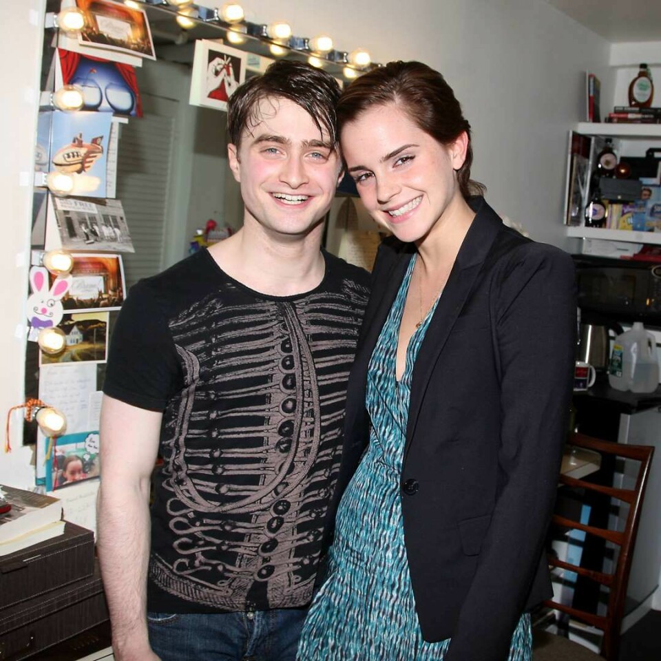 Daniel Radcliffe och Emma Watson. Daniel Radcliffe och Emma Watson.