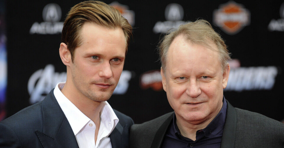 Alexander och pappa Stellan från Sveriges största Hollywoodfamilj, familjen Skarsgård. Alexander och pappa Stellan från Sveriges största Hollywoodfamilj, familjen Skarsgård.