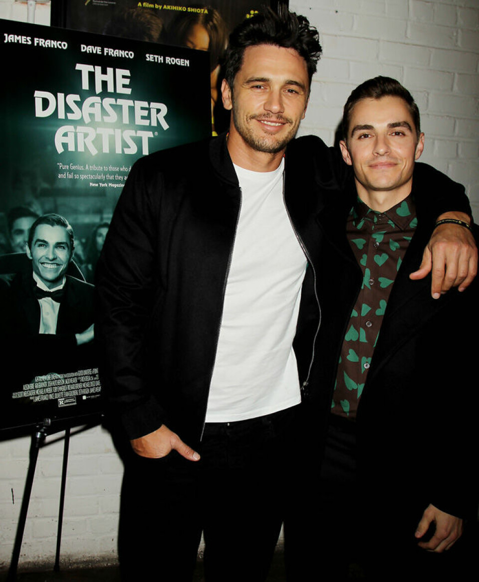 James och Dave Franco på filmpremiären av The Disaster Artist, 2017. James och Dave Franco på filmpremiären av The Disaster Artist, 2017.