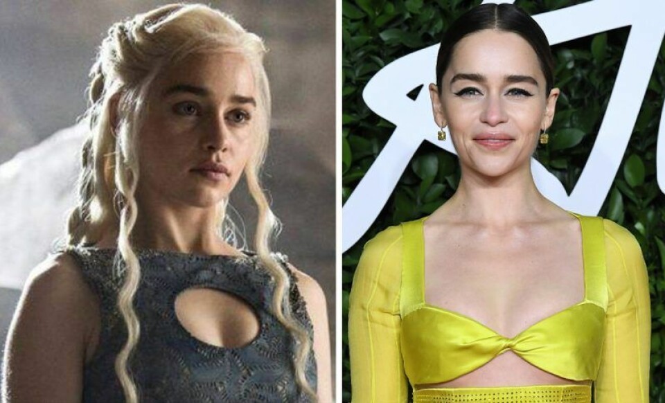 Daenerys Targaryen spelas av Emilia Clarke. Daenerys Targaryen spelas av Emilia Clarke.