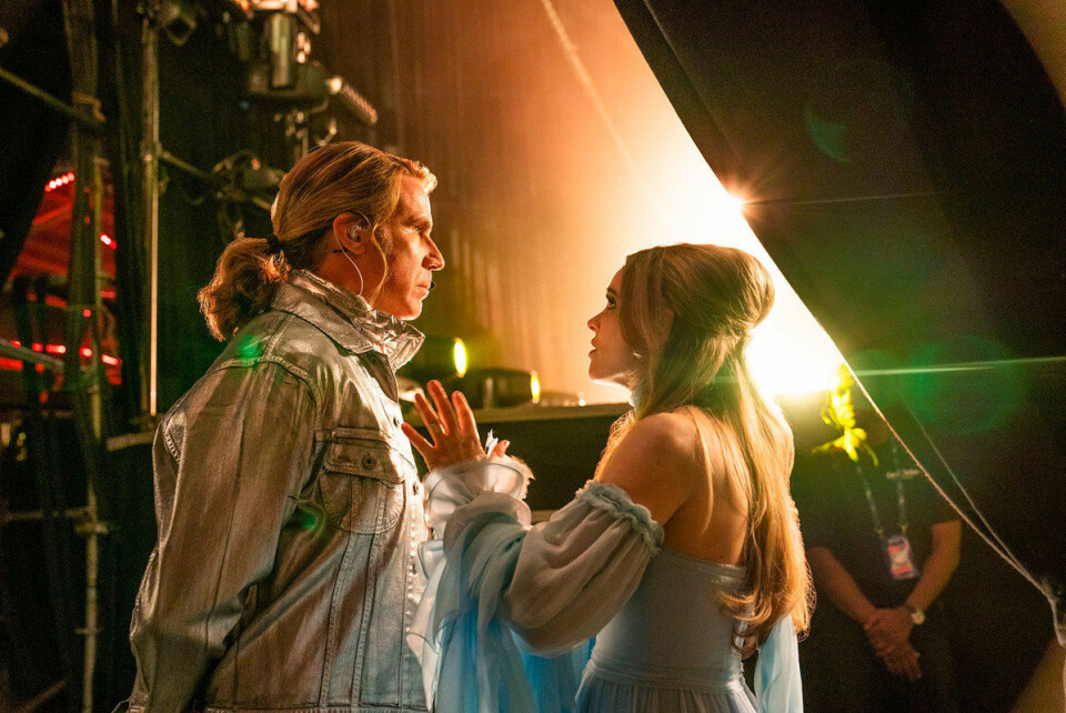 Will Ferrell och Rachel McAdams i Eurovision Song Contest – The Story of Fire Saga på Netflix. Will Ferrell och Rachel McAdams i Eurovision Song Contest – The Story of Fire Saga på Netflix.