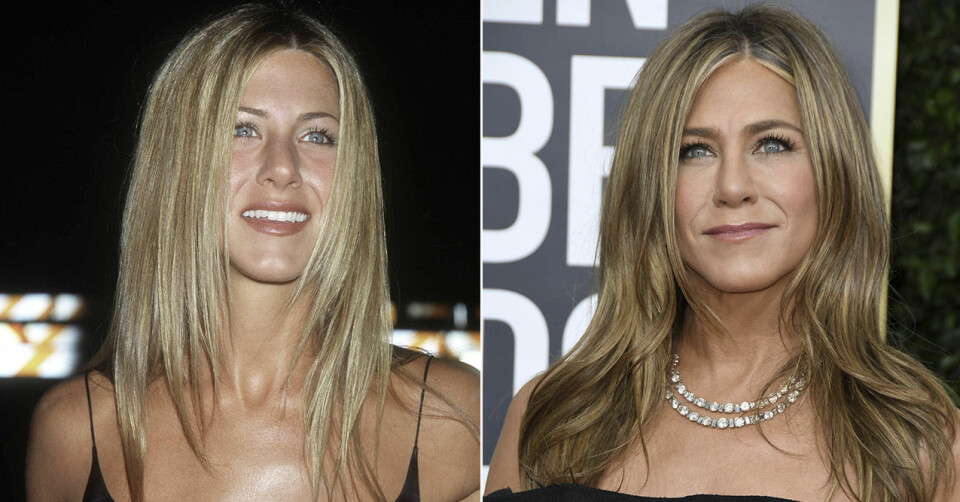 Älskade Vänner-skådespelerskan Jennifer Aniston, 31 vs 51 år. Älskade Vänner-skådespelerskan Jennifer Aniston, 31 vs 51 år.