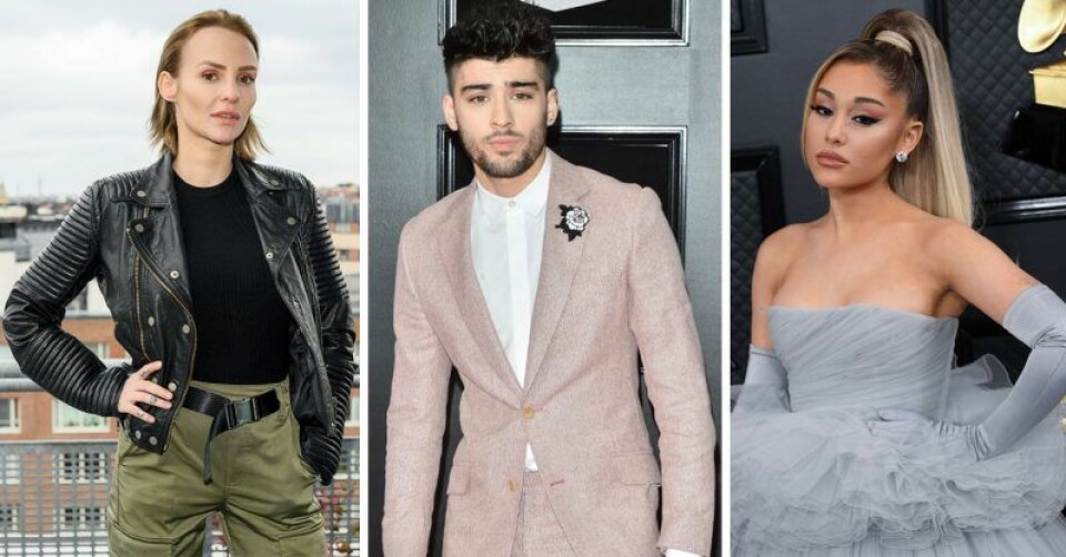 Paulina ”Paow” Danielsson, Zayn Malik och Ariana Grande är 93:or. Paulina ”Paow” Danielsson, Zayn Malik och Ariana Grande är 93:or.