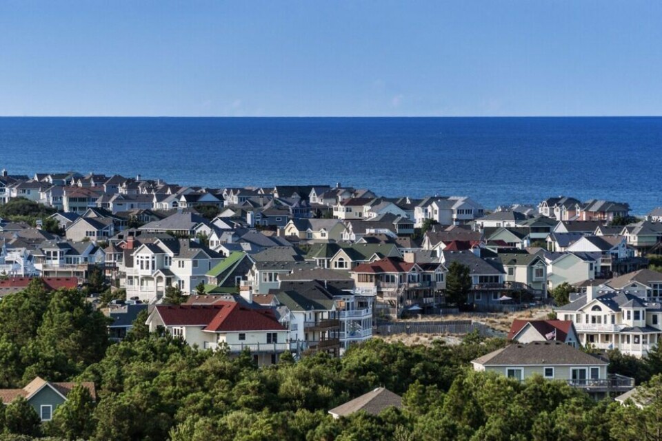 Här syns de finare kvarteren i Outer Banks. Här syns de finare kvarteren i Outer Banks.