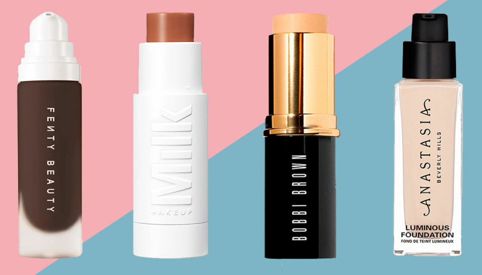 Inte bara beige – foundations i många nyanser