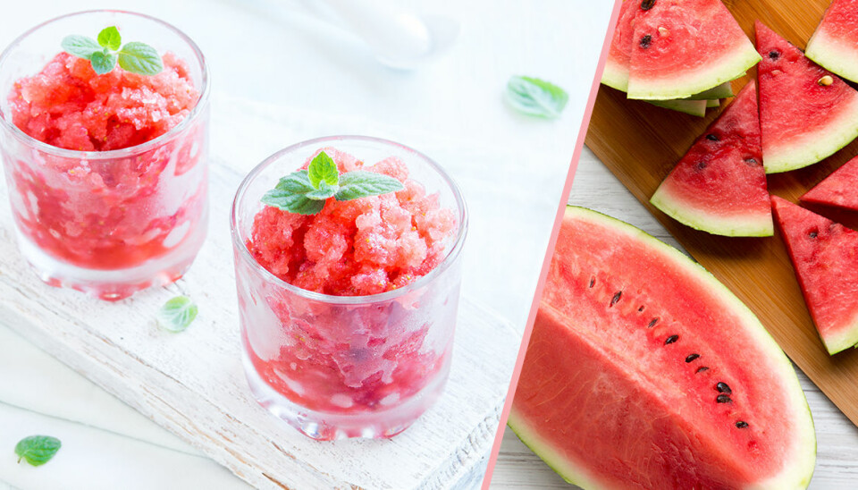GT-slushies med vattenmelon: Så gör du drinken