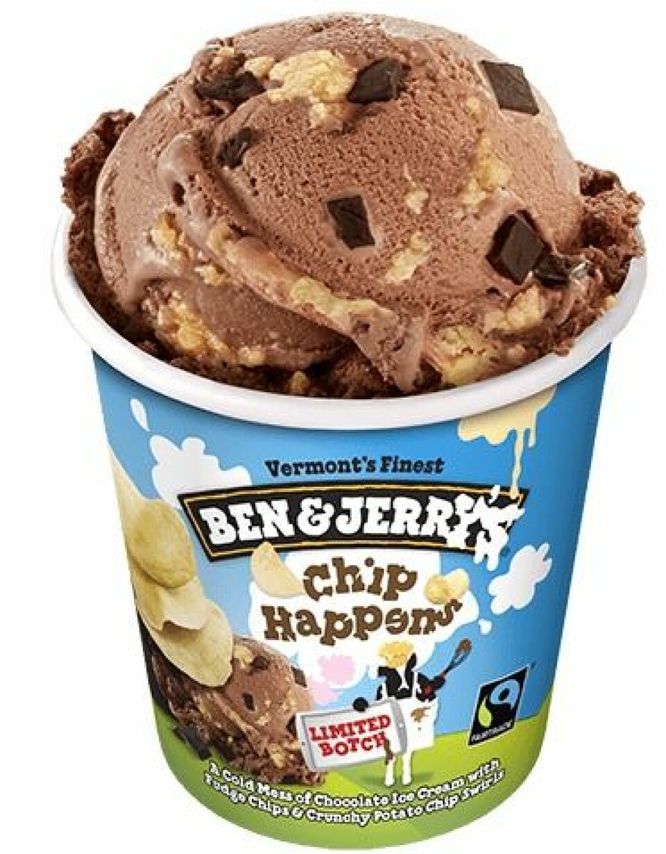 Ben & Jerry’s släpper glass med potatischips