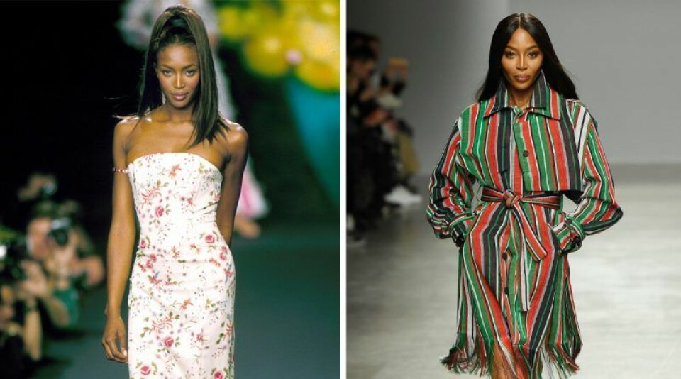 Naomi Campbell 1996 v.s. i dag. Naomi Campbell 1996 v.s. i dag.