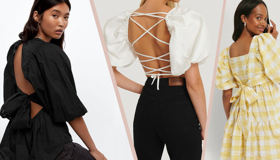 Blusar, toppar och klänningar med trendig knytdetalj