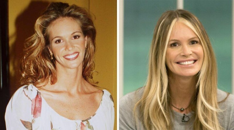 Elle Macpherson 1994 v.s. i dag. Elle Macpherson 1994 v.s. i dag.