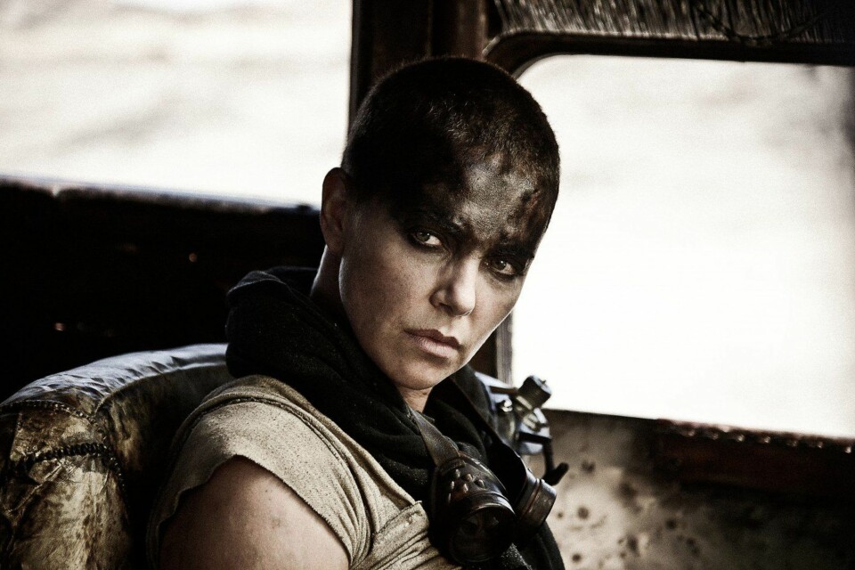 Actionhjälten Charlize Theron i Mad Max: Fury Road. Actionhjälten Charlize Theron i Mad Max: Fury Road.