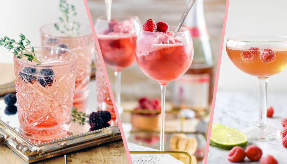 7 enkla drinkar med rosa champagne