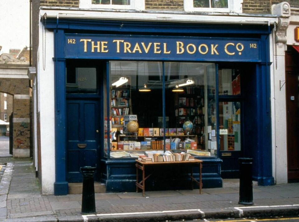 The Travel Book Shop som den ser ut i filmen. The Travel Book Shop som den ser ut i filmen.
