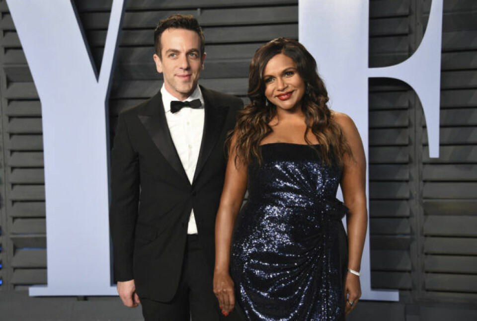 Mindy Kaling och B.J. Novak. Mindy Kaling och B.J. Novak.