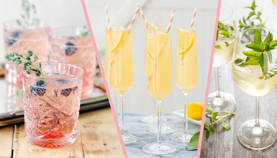 6 drinkar med cava eller prosecco