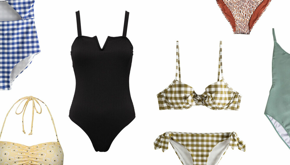Badkläder på rea – bikinis och baddräkter med röd prislapp
