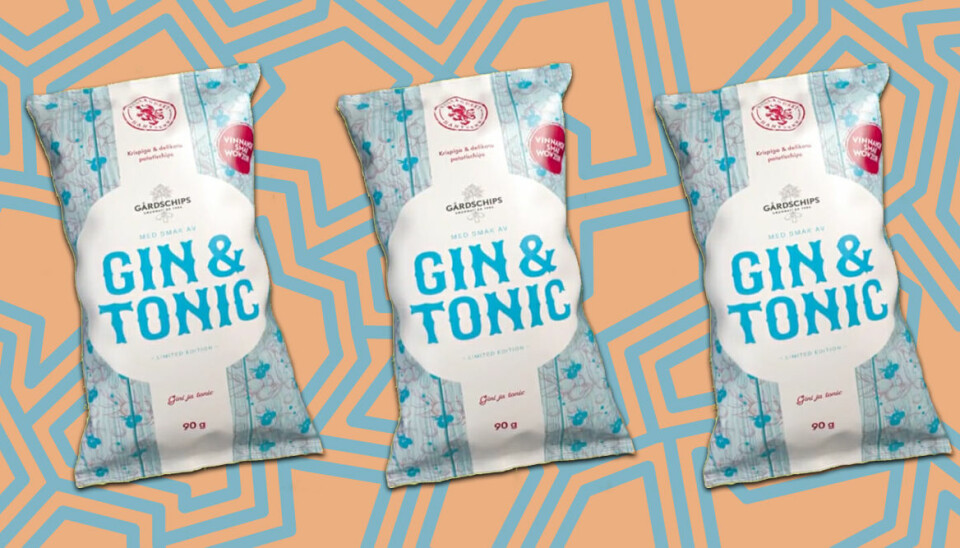 Nu finns det chips med smak av Gin & tonic