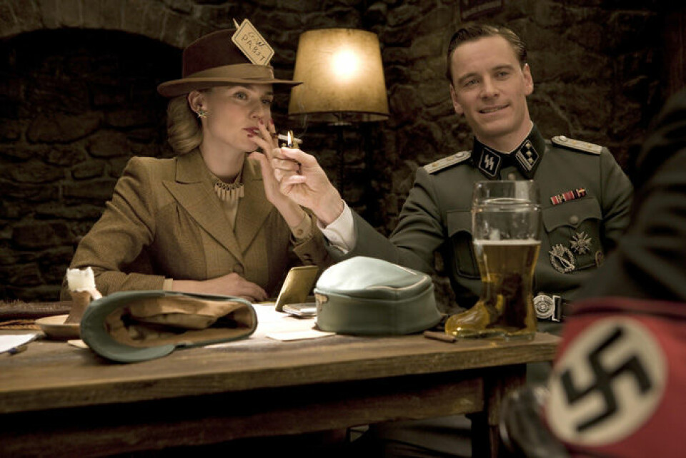 Diane Kruger och Michael Fassbender är två av skådespelarna i Inglourious Basterds. Diane Kruger och Michael Fassbender är två av skådespelarna i Inglourious Basterds.