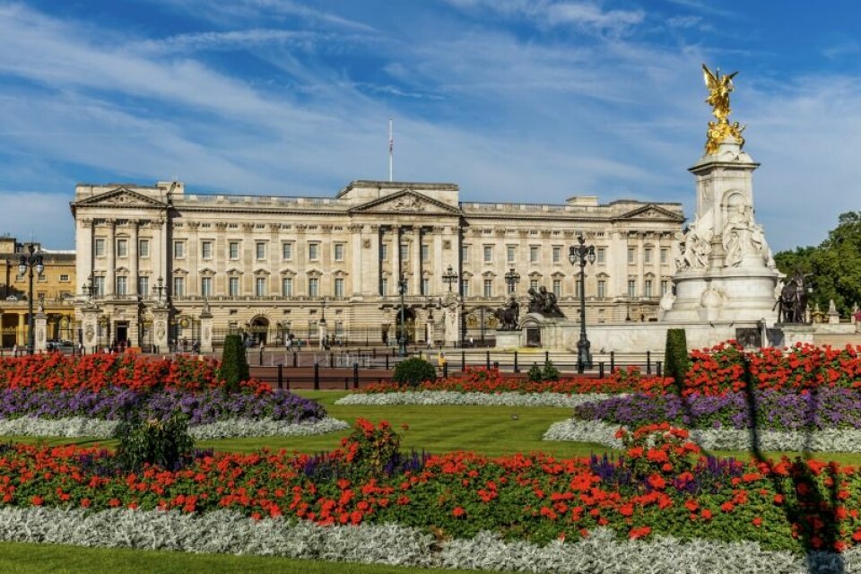 Buckingham Palace i London. Buckingham Palace i London.