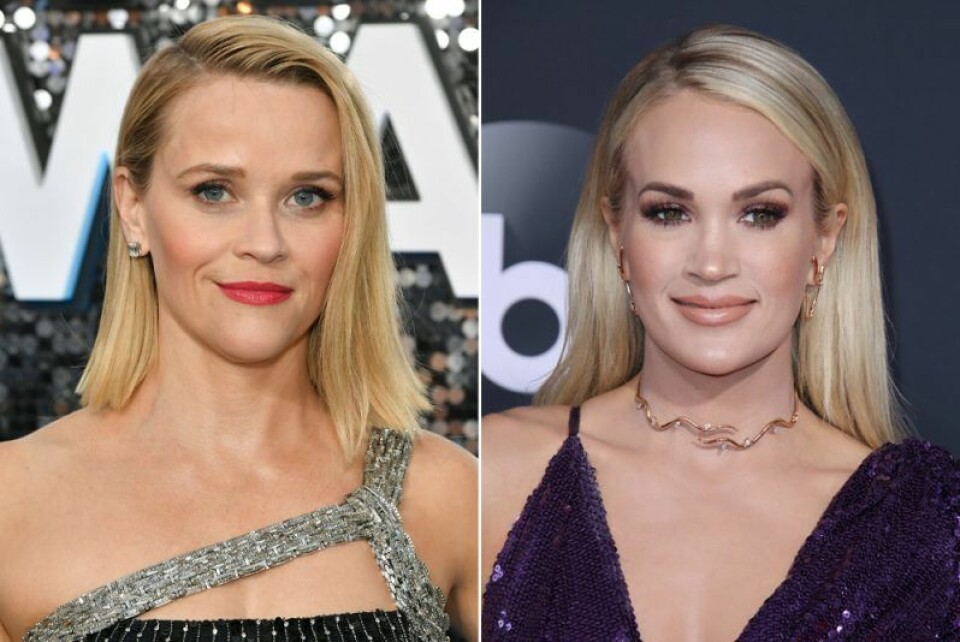 Reese Witherspoon t.v. och Carrie Underwood t.h. Reese Witherspoon t.v. och Carrie Underwood t.h.