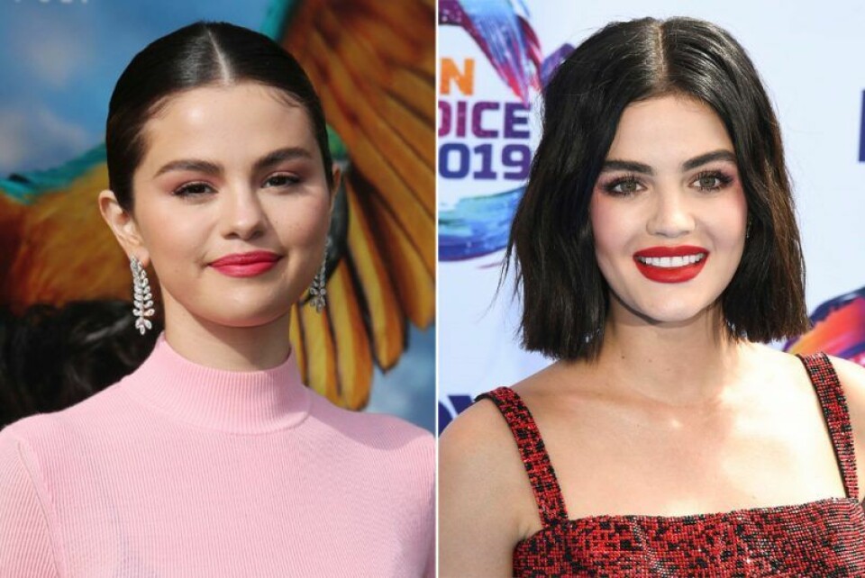 Selena Gomez t.v. och Lucy Hale t.h. Selena Gomez t.v. och Lucy Hale t.h.