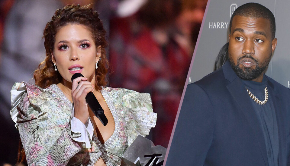 Halsey ryter ifrån efter Kanye Wests tweets: ”Är inte ett skämt”