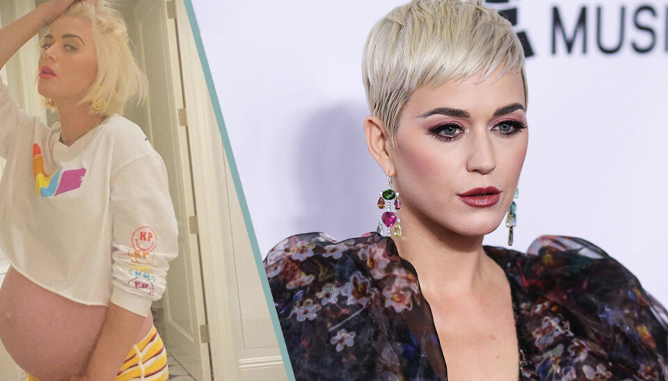 Katy Perry om sin nya gravidkropp: 'Allt är så svullet'