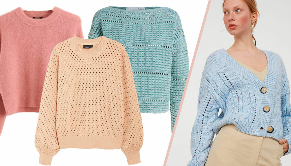 Stickade tröjor för sena sommarkvällar – 12 bra köp