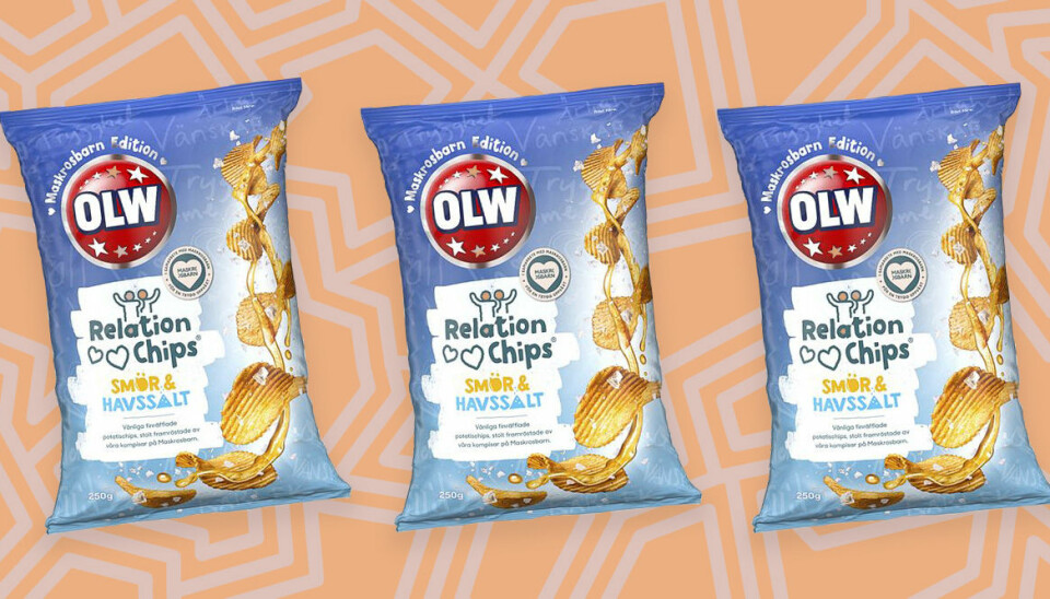 Nu kommer chips med smak av smör och havssalt