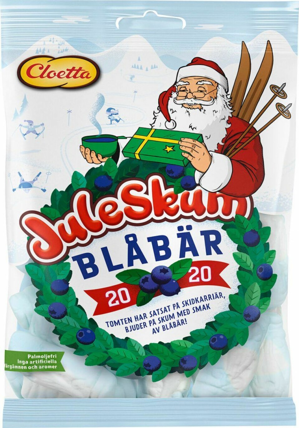 Juleskum med smak av blåbär, vad tror du – hiss eller diss? Juleskum med smak av blåbär, vad tror du – hiss eller diss?