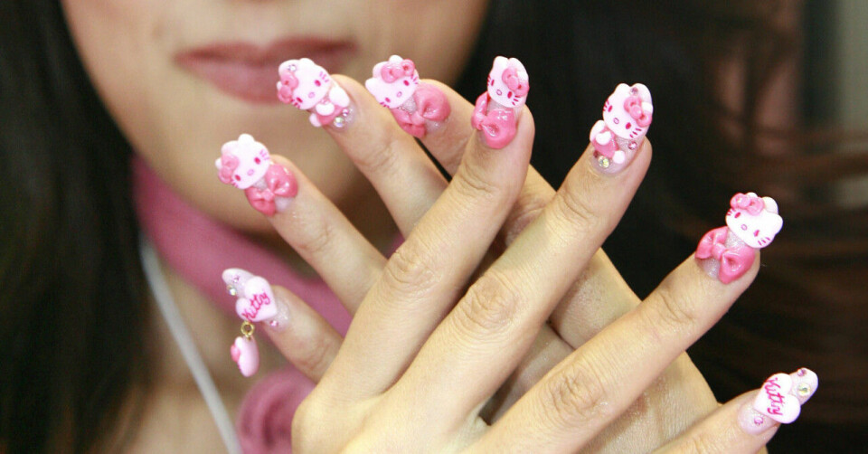 Få Hello Kitty-manikyr på Hello Kitty Beauty Spa i Dubai. Få Hello Kitty-manikyr på Hello Kitty Beauty Spa i Dubai.