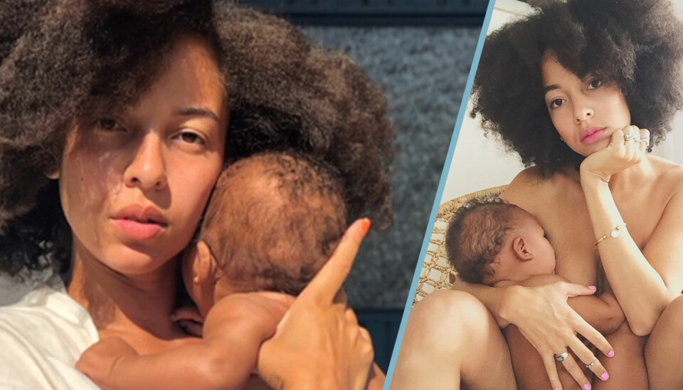 Asabea om förlossningen: ”Jag är helt golvad”