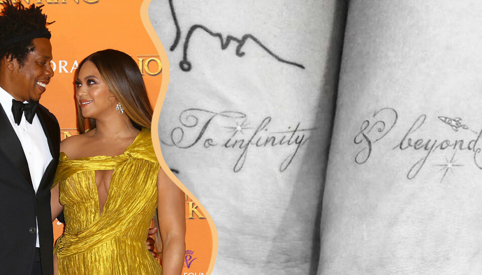 Kändisar med likadana tatueringar som en vän eller partner