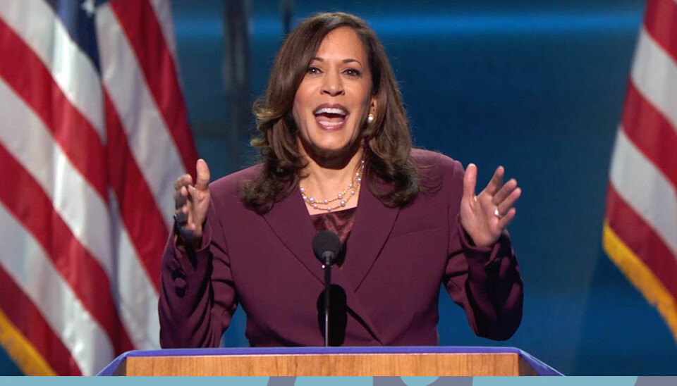Kamala Harris historisk som USA:s första kvinnliga vicepresident