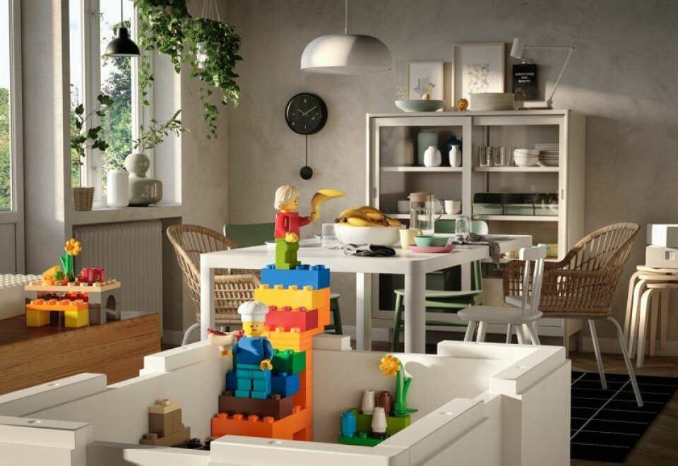 Ikea i samarbete med Lego i kollektionen Bygglek